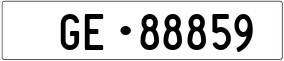 Truck License Plate